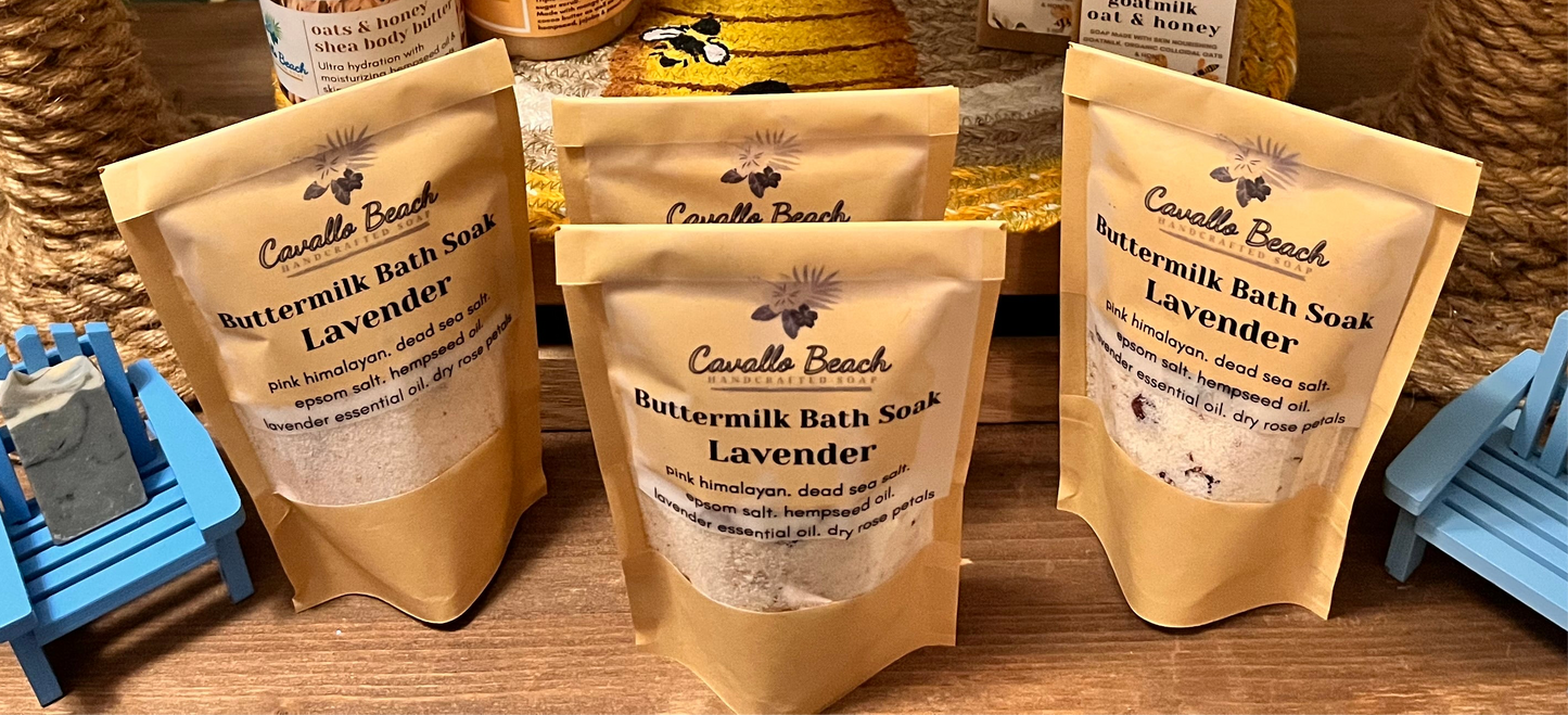 Buttermilk Bath Salts Lavender