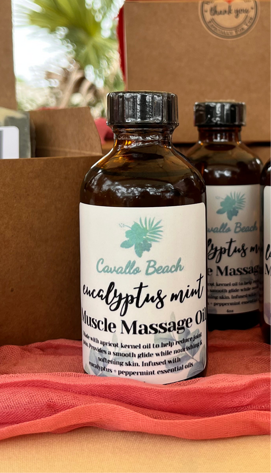 Massage Oil Eucalyptus Mint